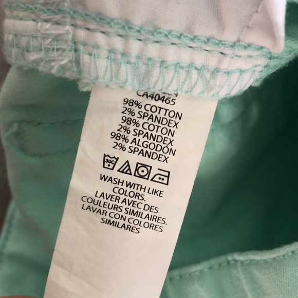 Girls Teal Bermuda Shorts - Picture 3 of 4